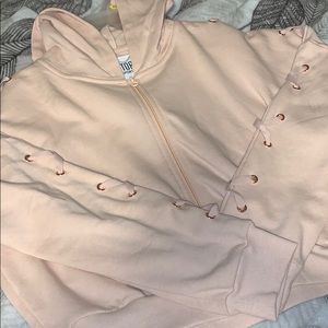 Victoria secret sports crop hoodie
